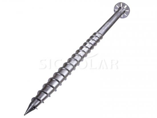 Ground screw post anchor