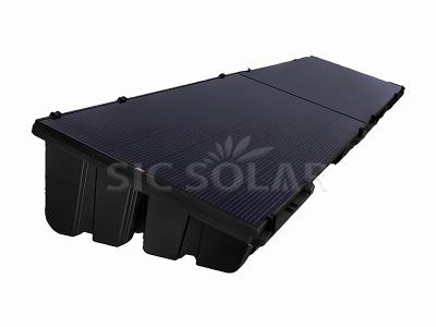 HDPE solar ballast mounting