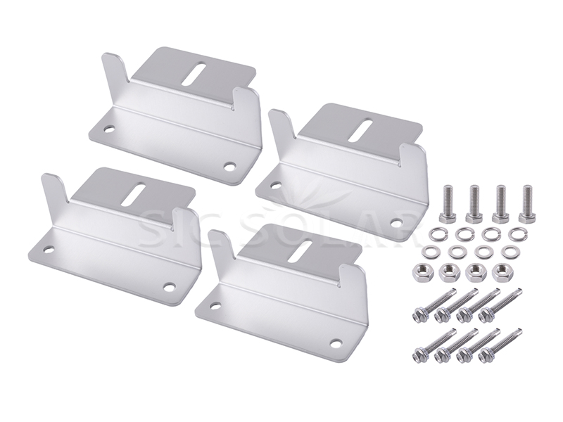 China Solar Panel Mounting Z-Brackets For RV Boat manufacturer