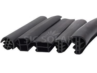 Solar photovoltaic panel gap sealing strip