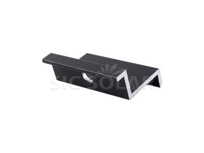 Solar aluminium end rail clamps