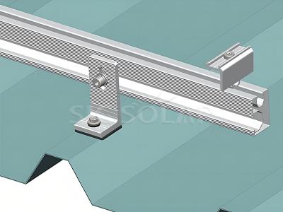 Quick Solar Pv Module Fastening Clip End Clamp