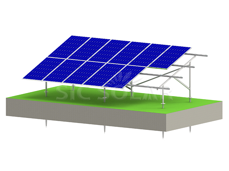 China Carbon Steel U Channel Solar Panel Bracket Ground Mounting ...