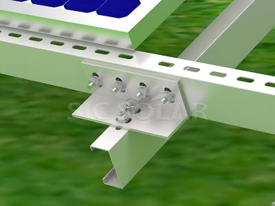 C Post Column Solar Ground Mounting Kit