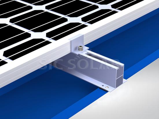 Solar short rail mounting system