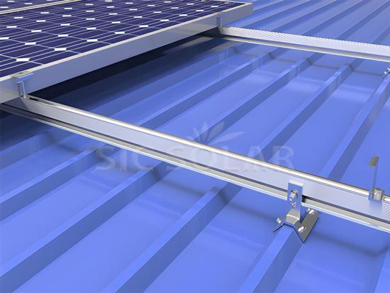 Metal roof solar mounting systems