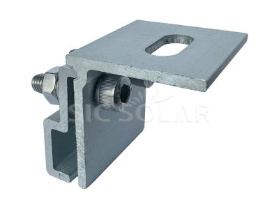 solar panel mounting structure clamp for klip-lok roof