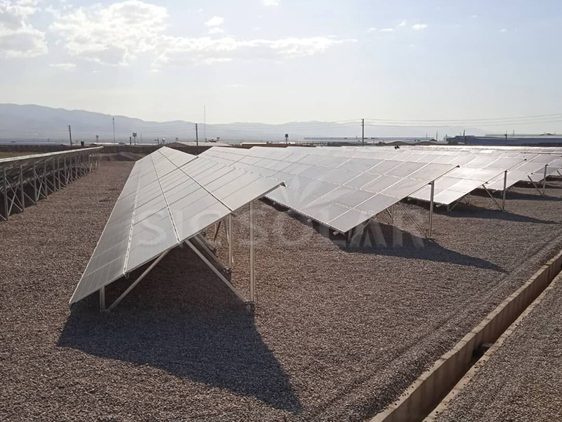 500kw carbon steel ground bracket in Iran