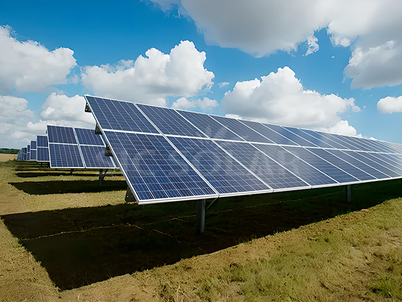 Canada 10MW Solar panel ground mounting frames
