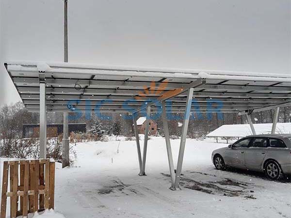 30KW solar carport in Bulgaria