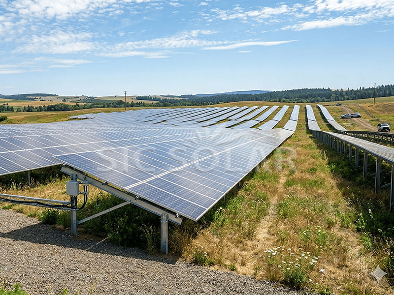 1.5MW Ground Mounted Solar Pv Systems In USA