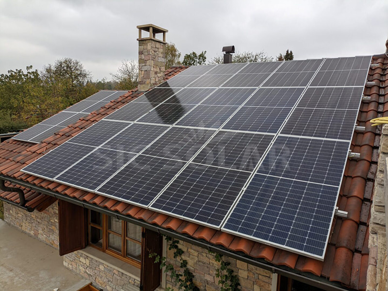 25KW Solar Home Ceramic Roof Mounting Bracket in Germany