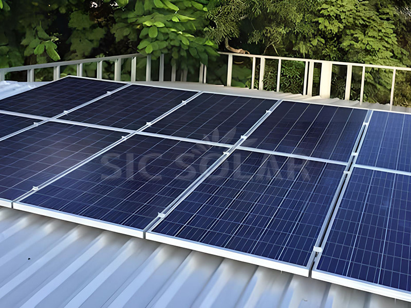 5KW Solar Corrugated Metal Roofing Installation Solutions In Belgium