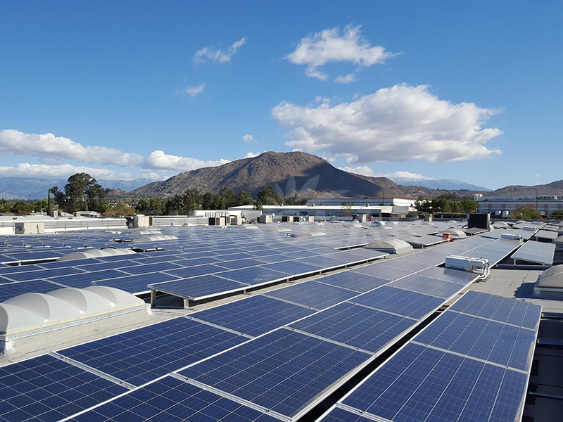 2MW A-symmetrical Solar Ballast Mounting In Spain