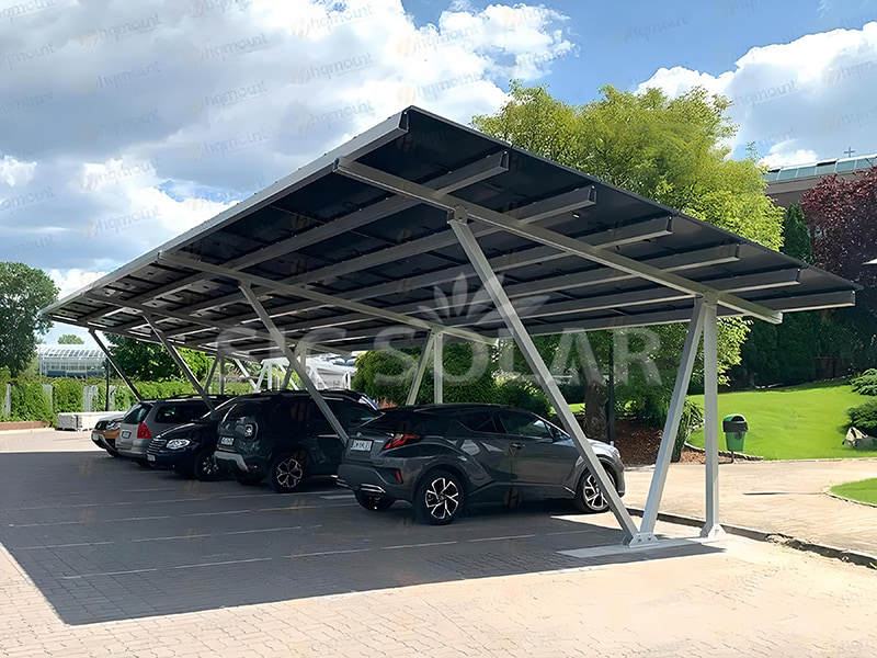 20KW Residential Solar Panel Carports Structure In Poland