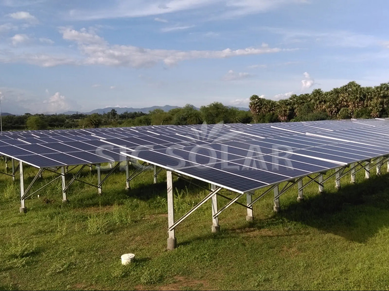 1MW Ground Mount Solar Mounting Systems In Brazil