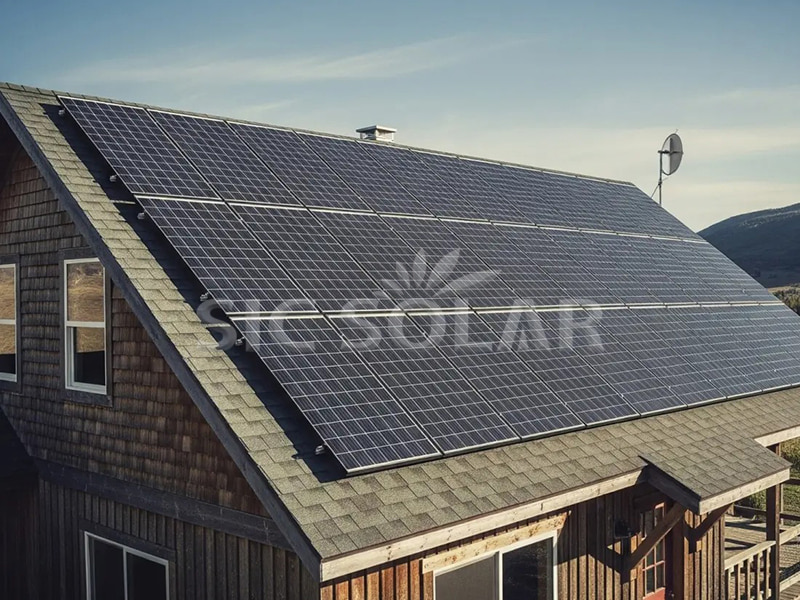20KW Installing Solar Panels On A Tile Roof In Finland
