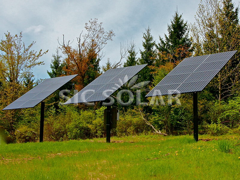 20KW Pole Ground Mount Solar Bracket In USA