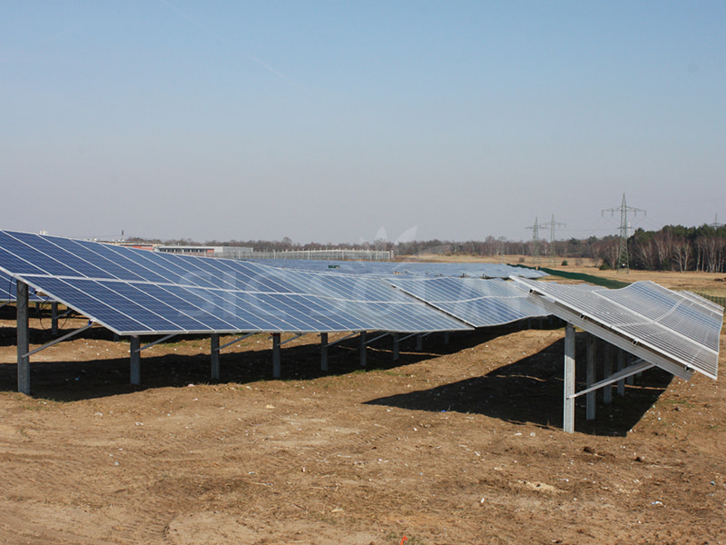 200KW Solar Panel Ground Racking Systems In Egypt