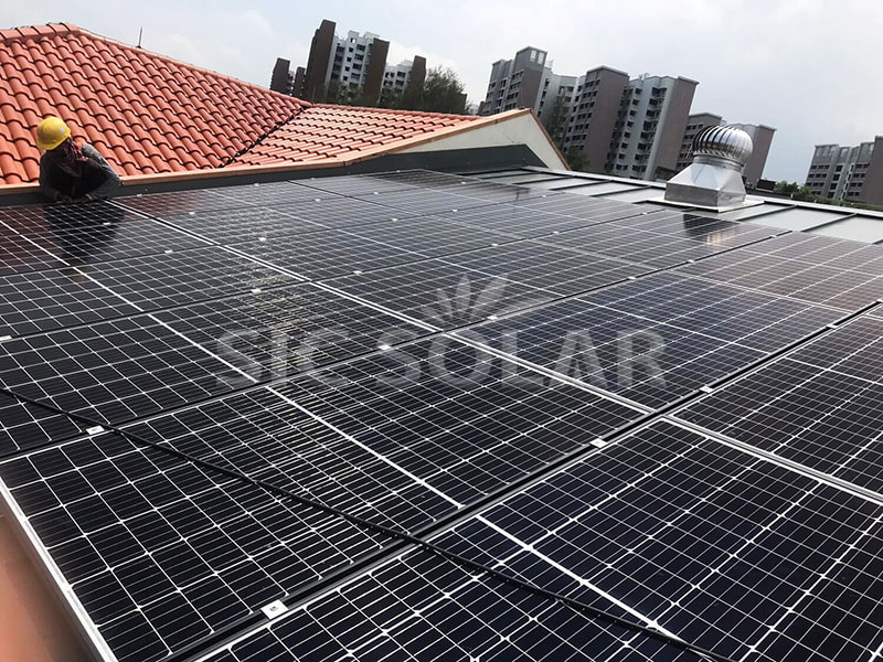 100KW Solar Panel Roof Mounting Brackets In Singapore