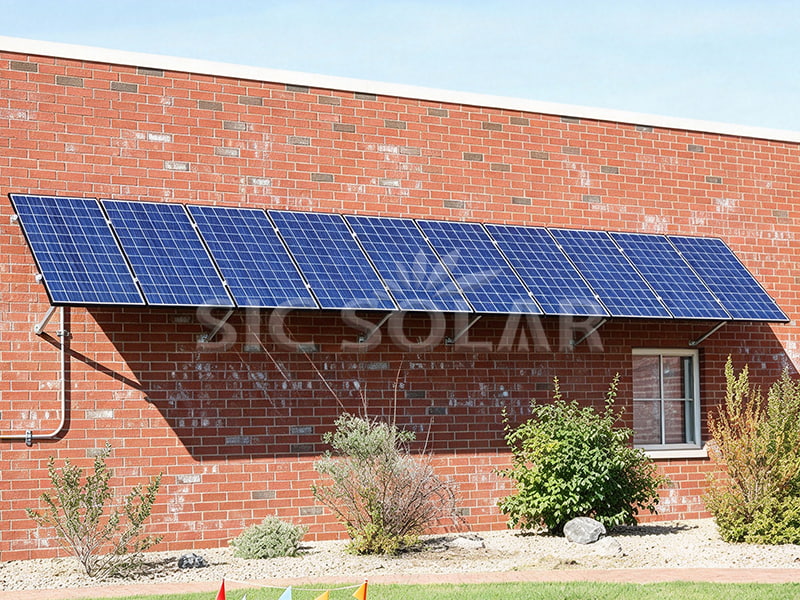 10KW Solar Panel Wall Mounted Systems In USA