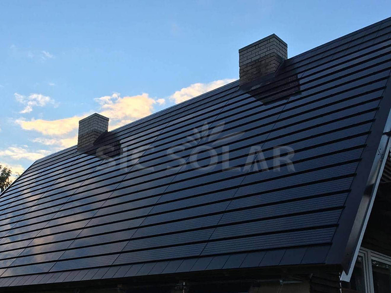 60KW BIPV Roof Tiles Mounting System In Germany