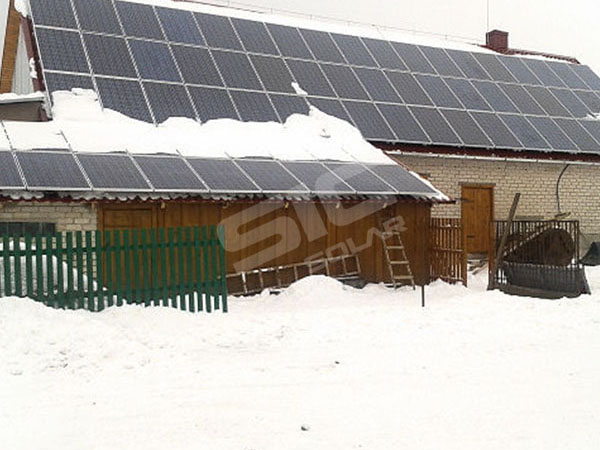 18KW tile roof mounting in Lithuania