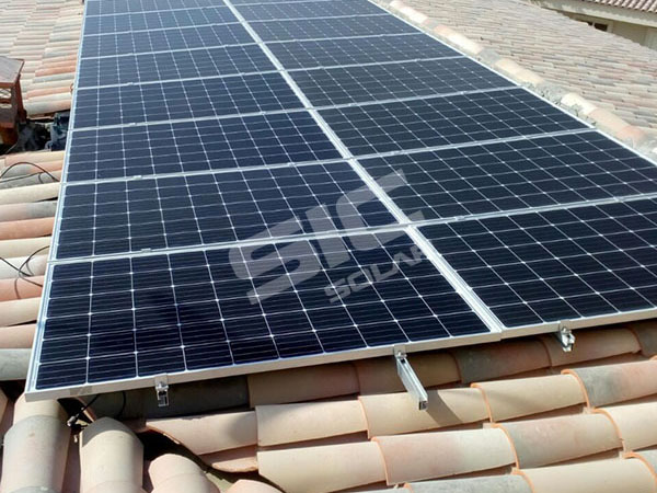 50KW Tile roof mounting in UAE