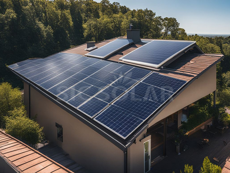20KW Slate Tile Roof Solar Brackets In Portugal
