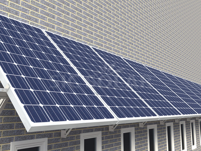 10KW Solar Panel Wall Mounting Systems In Germany