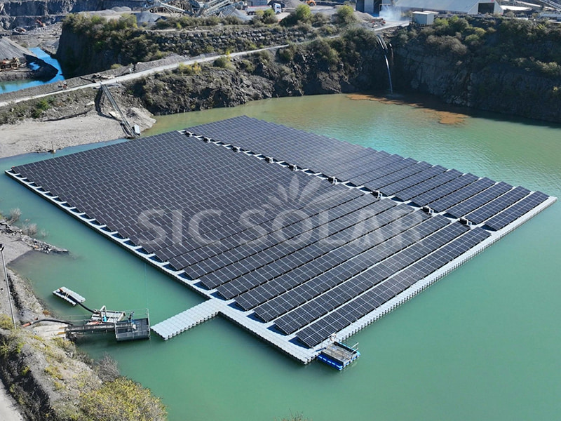200KW Solar Panel Floating Pv Structure Mounting In Britain