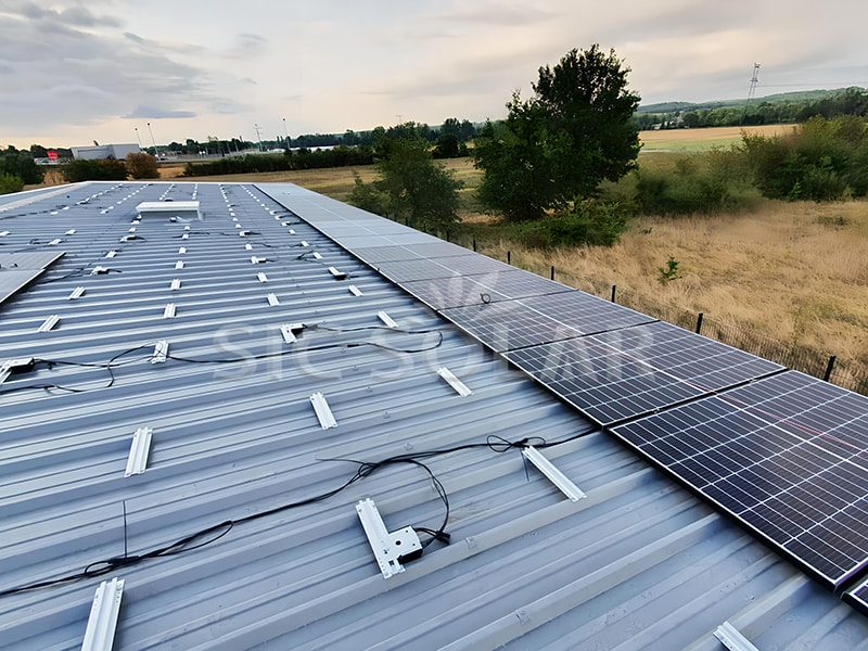36KW K2 Mini Rail Solar Roof Bracket In France