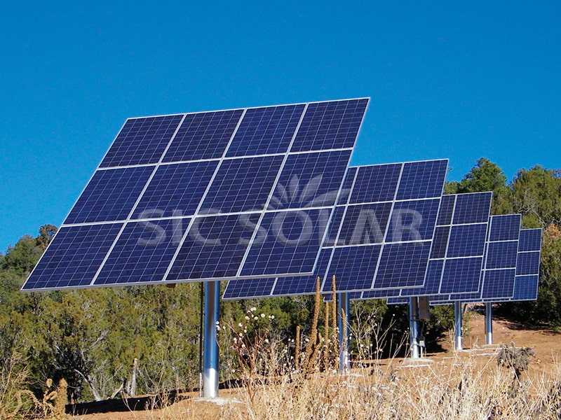 30KW Solar Panel Pole Mount In Canada