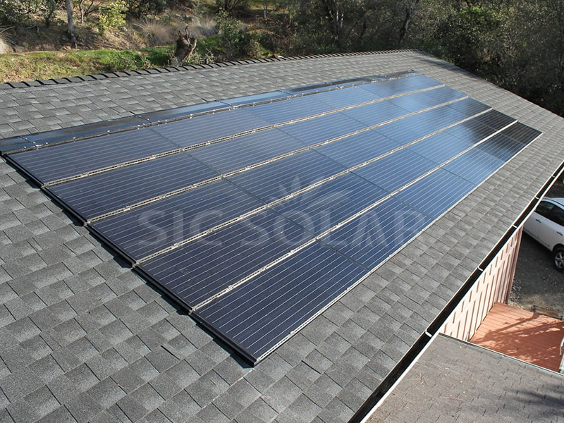 30KW Asphalt Tile Roof Solar System In South Africa