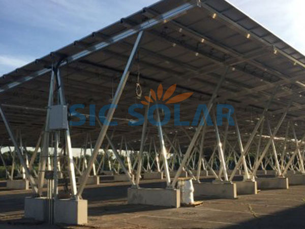 800KW carport racking in Poland