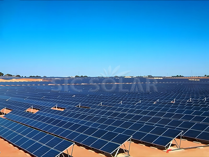 Commercial W Type Ground Solar System In Chile
