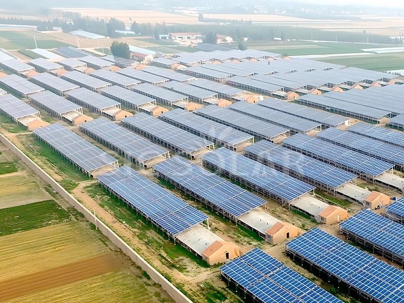 15MW Solar mounting system for agrivoltaics in China