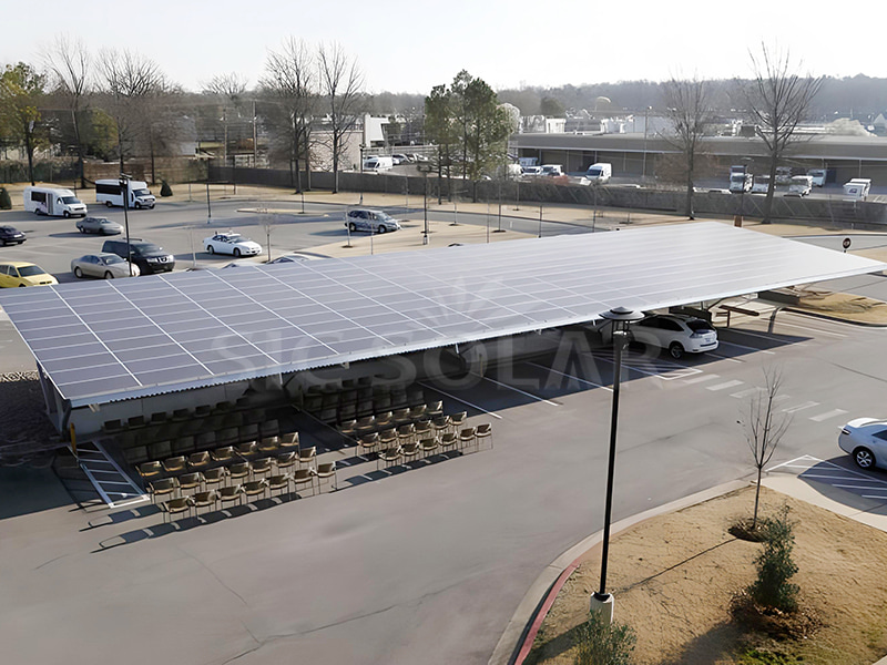 150KW Canada Solar Carport Mounting System