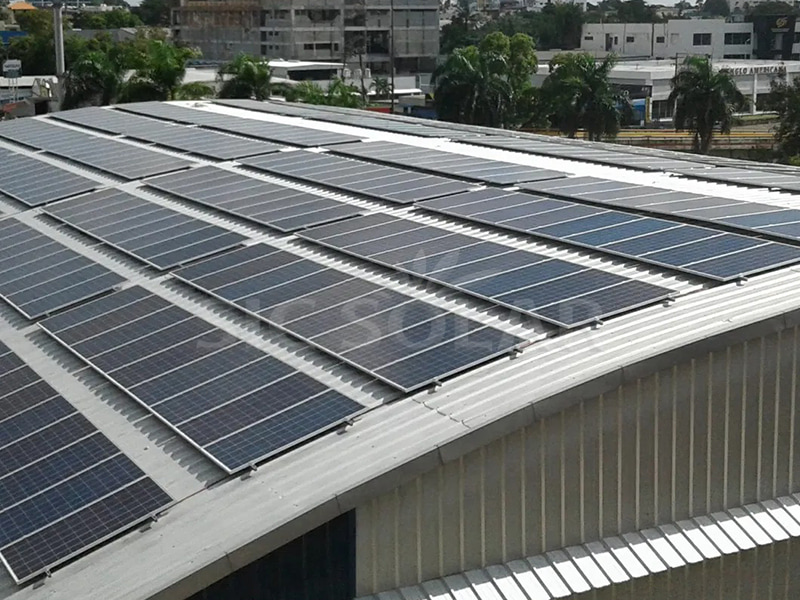 150KW Metal Roof Solar Panel Mount PV System In Thailand