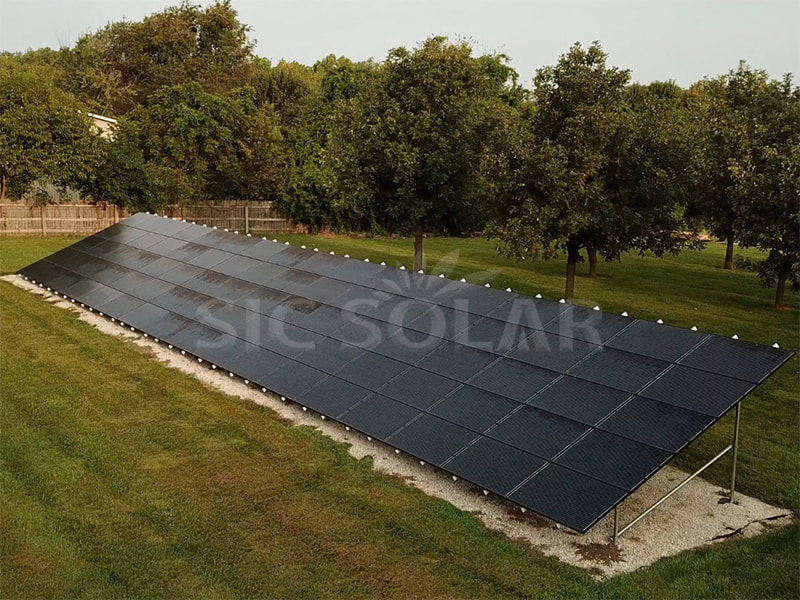 50KW Ground Mounted Solar Panel Systems In USA
