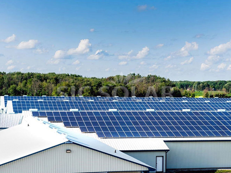 300KW Solar Pitched Roof Solar Mounting Solutions In Canada