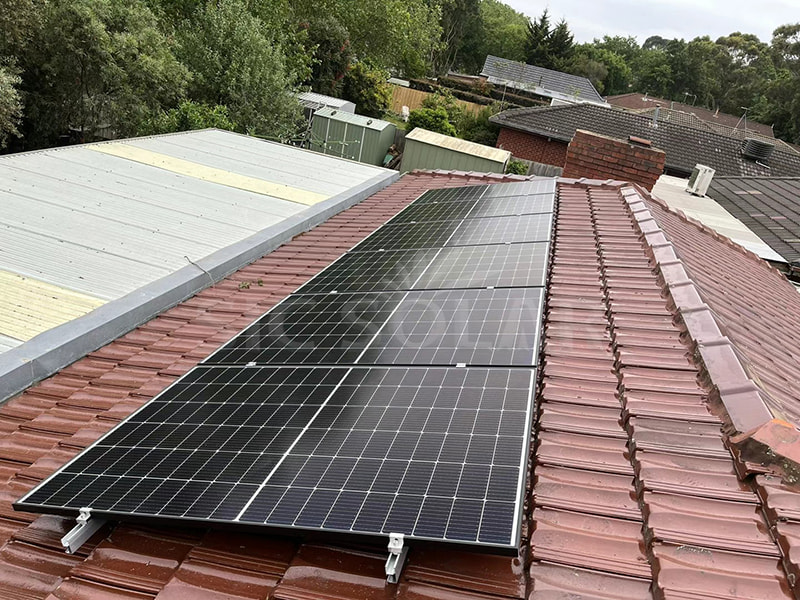 6KW Solar Roof Hook Tile Roof Mount System