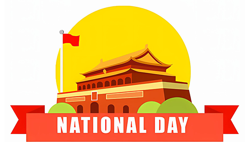 Chinese National holiday notice
